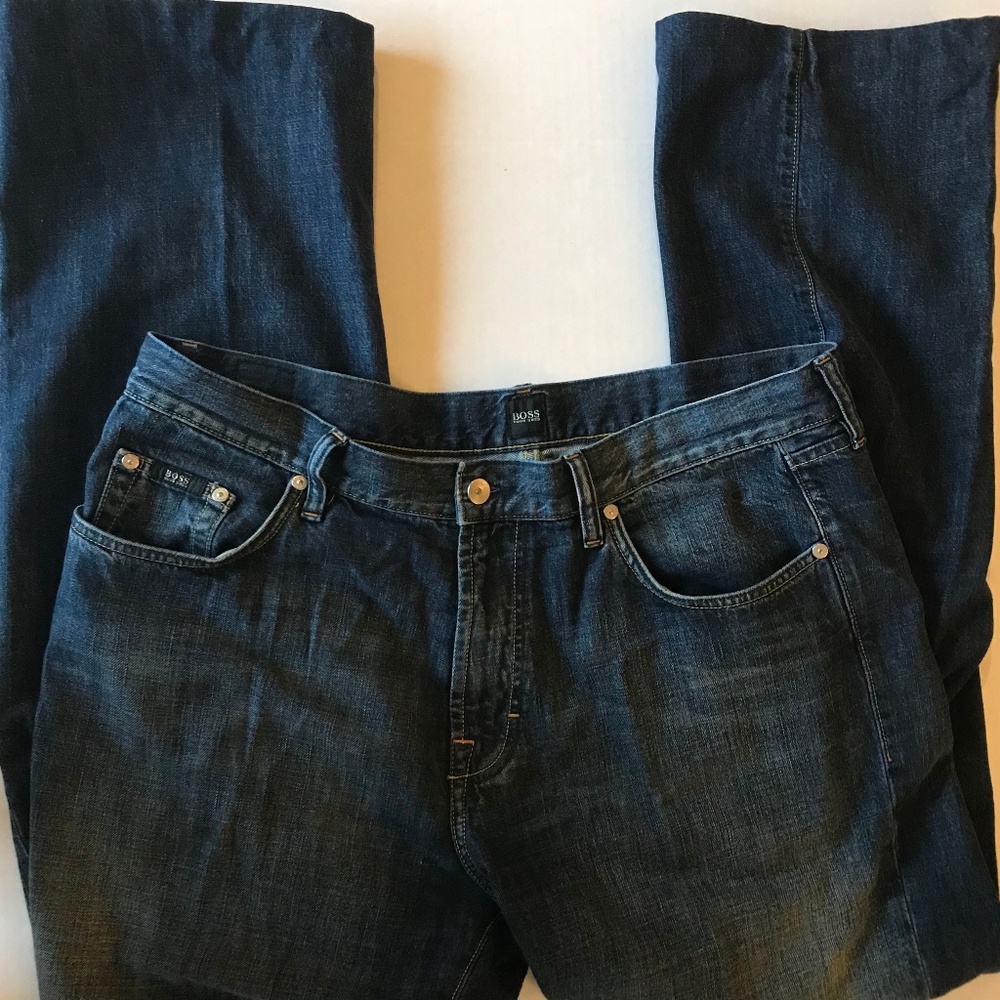 BOSS Hugo Boss Jackson Boot Cut Jeans HEMMED